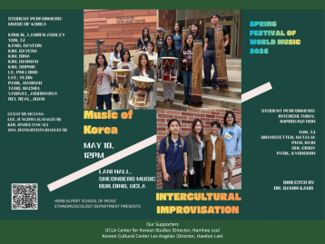  Spring Festival of World Music - Music of KOREA UCLA